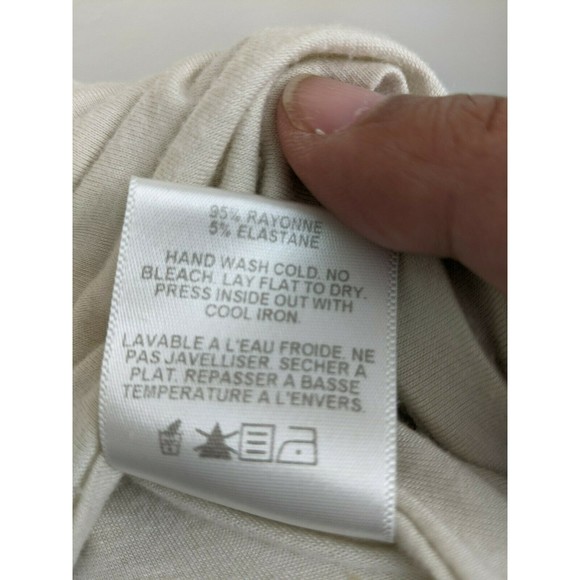 VELVET BY GRAHAM & SPENCER Beige one off the shoulder bodycon sexy dress S/P - Picture 5 of 5